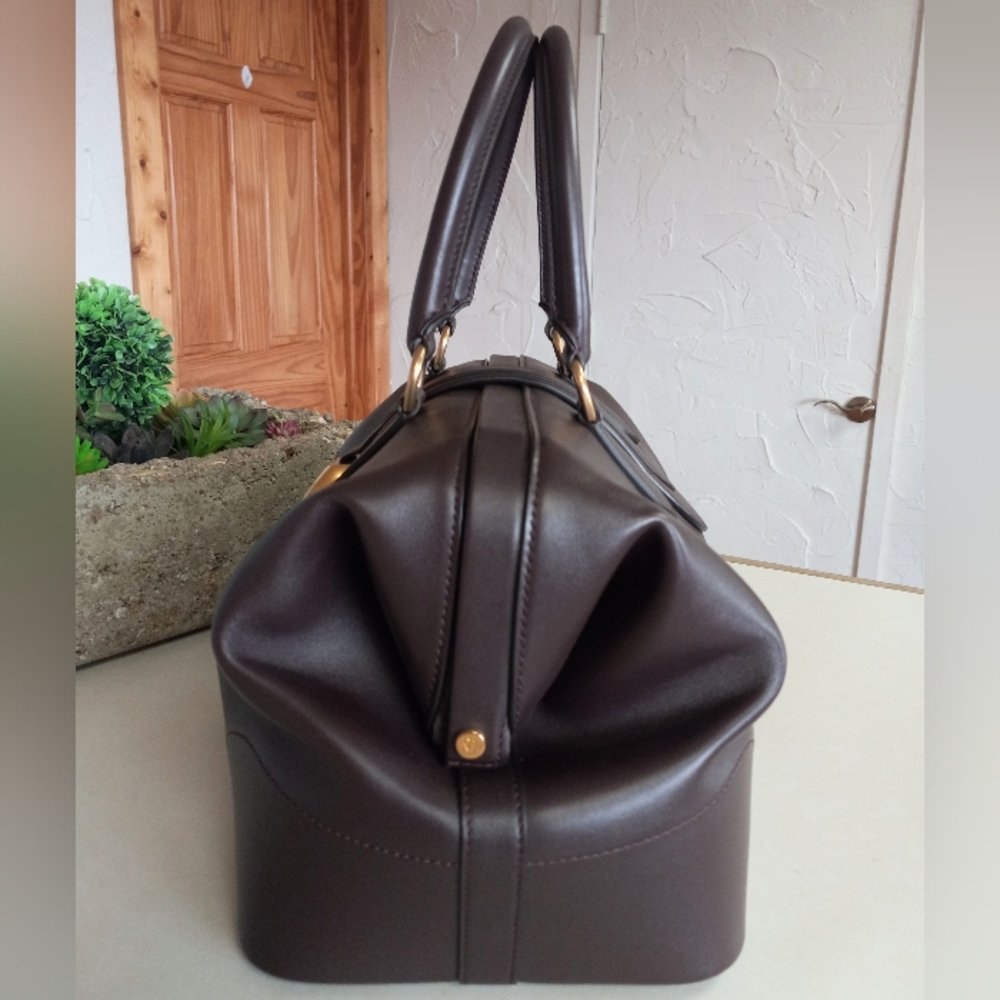 Ralph Lauren Welington Collection, Calfskin Doctor Bag, Dark Brown, 2022 - Picture 14 of 16